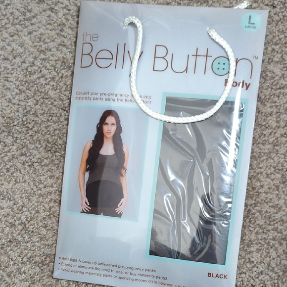 The Belly Button Women's Black Maternity Band Size‎ L - Picture 1 of 3